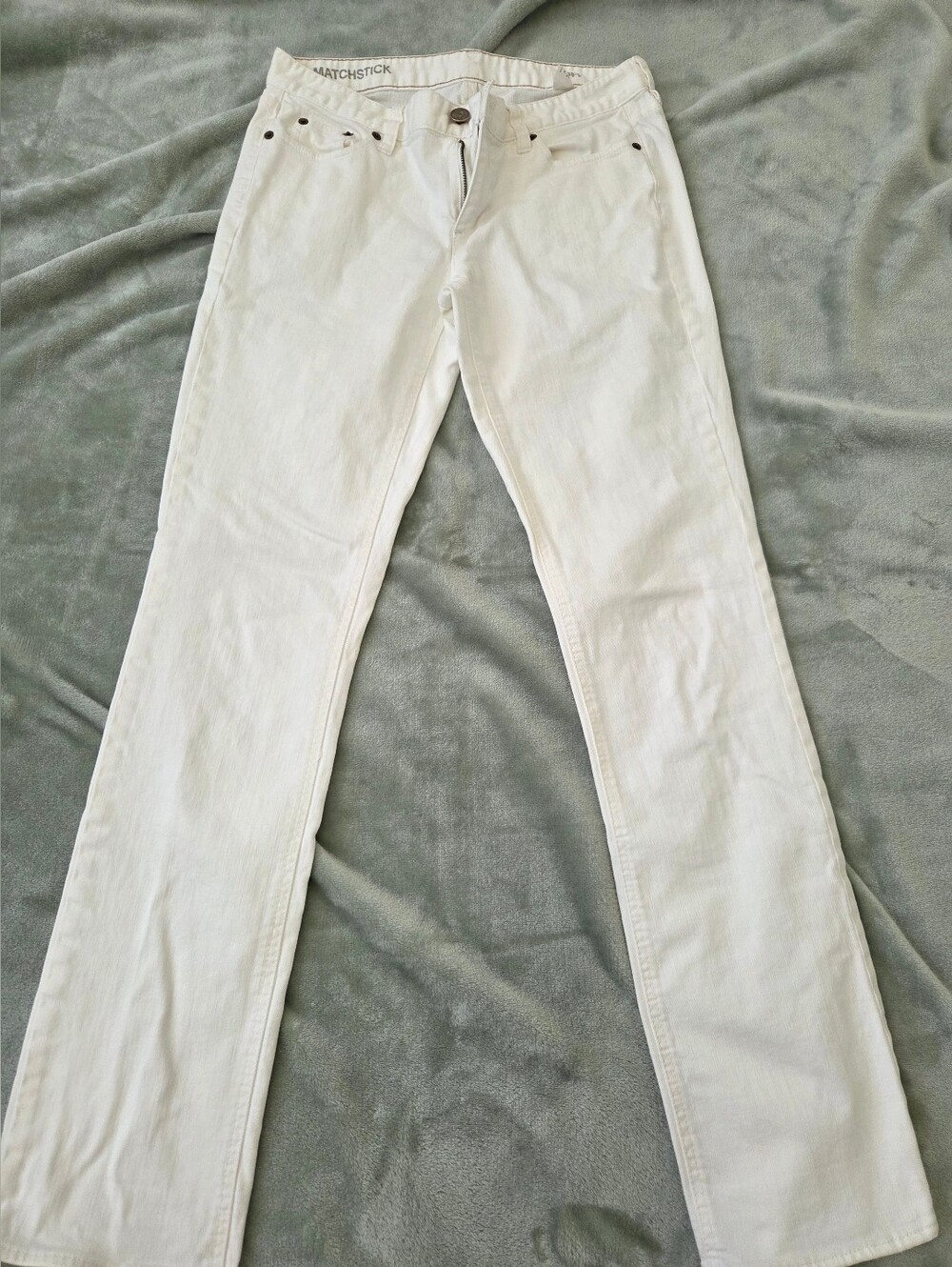J Crew Matchstick Women's White Denim